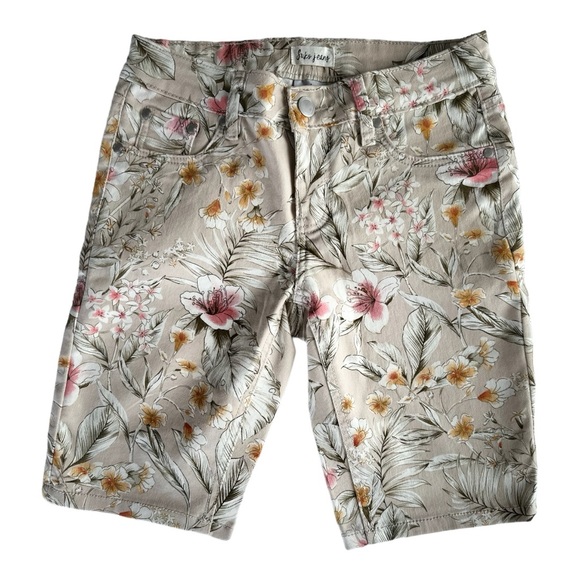 SUKO JEANS Floral Pull on Shorts Size 4 - Picture 1 of 12